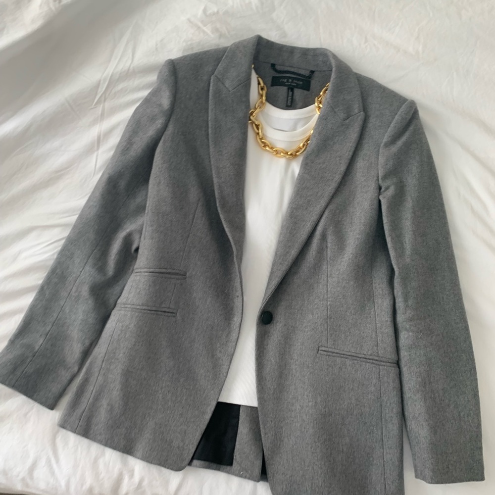 Rag & Bone Duke Wool Blend Blazer Sz. 4